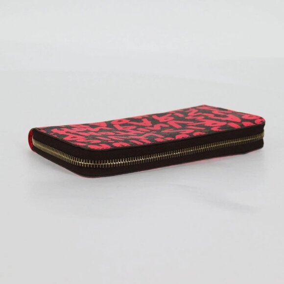 LOUIS VUITTON Monogram Graffiti Zippy Wallet Pink - Picture 5 of 16